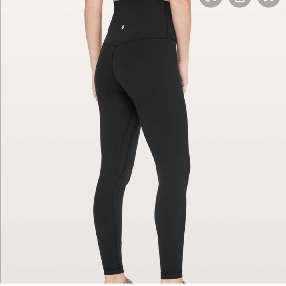 Lululemon crop leggings align black